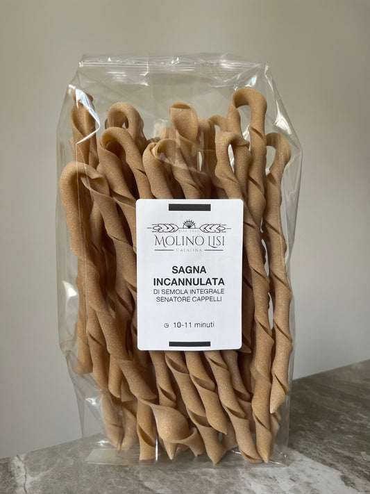 Sagne incannulate di semola integrale "Senatore Cappelli"
